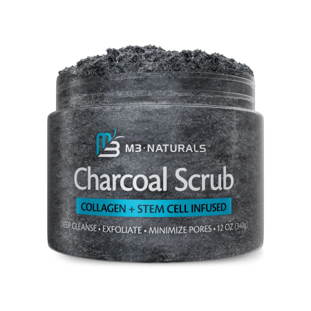 مقشر الفحم 340مل M3 Naturals, Charcoal Scrub 340ml